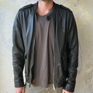 AllSaints Leather Jacket Large